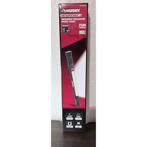 Husky Rechargeable Infrared Touchless Work Light 2500 Lumens 1014 089 792 Black